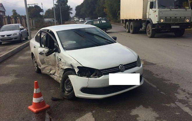 Месячная малышка пострадала в аварии в Пятигорске