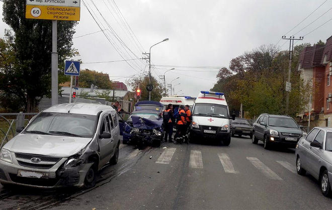 В Ставрополе ребенок получил травмы в ДТП. Он был в машине без детского кресла