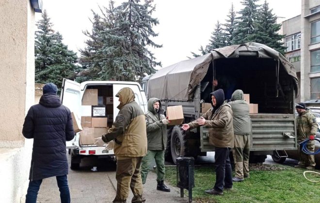 Казаки Ставрополья отправили в зону спецоперации 1500 тонн гумпомощи