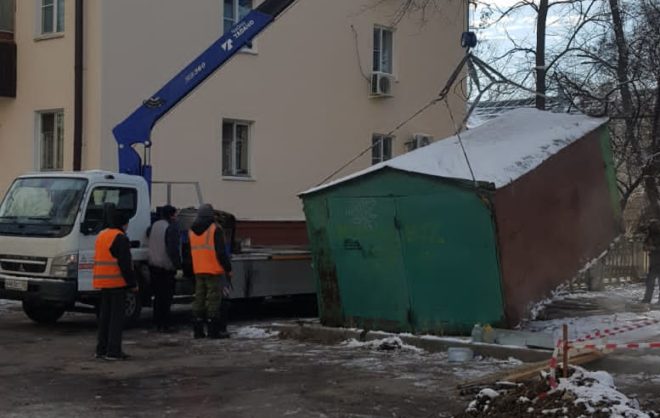 В Минераловодском округе снесли 8 незаконно установленных объектов
