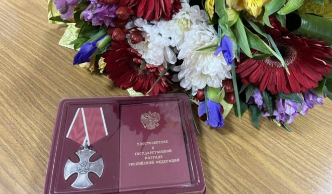 Семье погибшего бойца СВО вручили Орден мужества в Предгорье