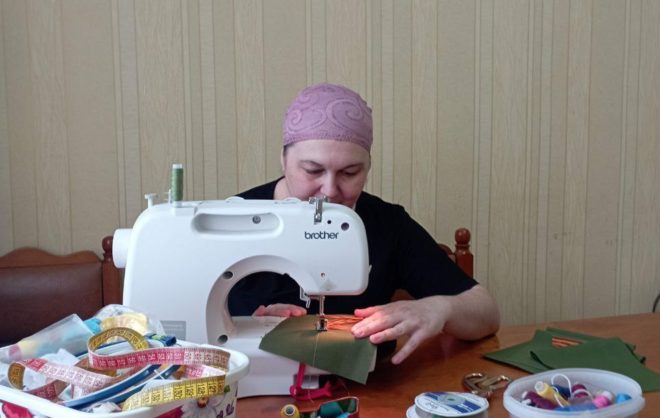 Кисеты для бойцов СВО сшили жители Курского округа