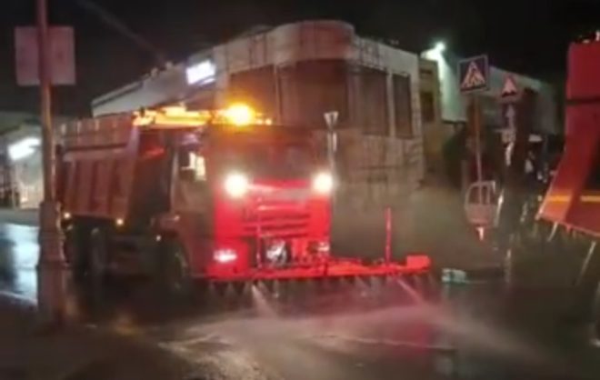 Улицы и тротуары в Кисловодске начали мыть после зимы