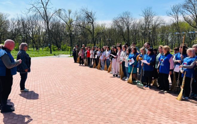 «Космический» субботник провели в посёлке Минераловодского округа