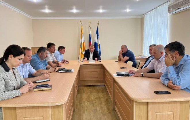 Глава Предгорного округа провёл срочное совещание по ликвидации подтоплений