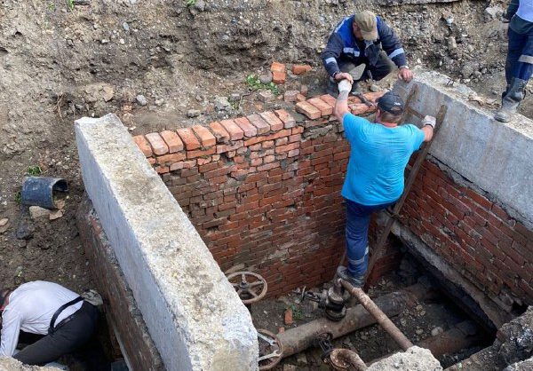 В Невинномысске коммунальщики завершили ремонт крупного участка теплотрассы