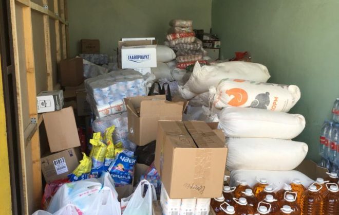 Около 5 тонн гуманитарной помощи отправили из Советского округа на Белгородчину