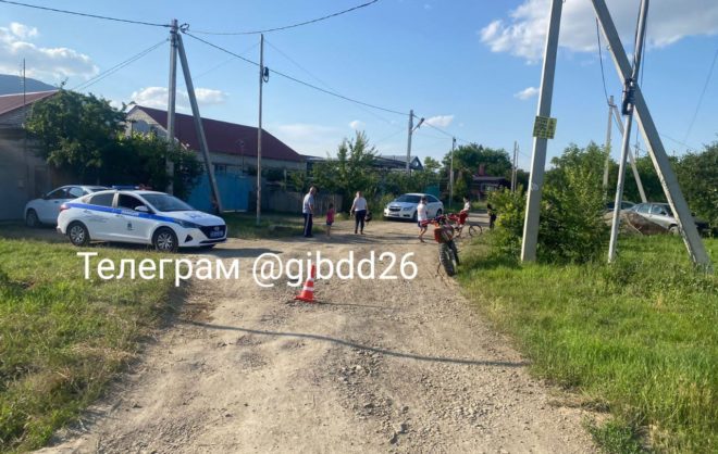 Двое подростков попали в ДТП на спортивном мотоцикле в Минводах