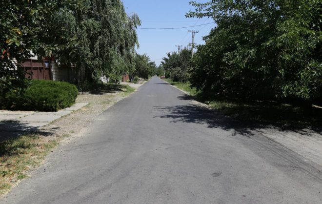 В Октябрьском районе Ставрополя завершили асфальтирование частного сектора