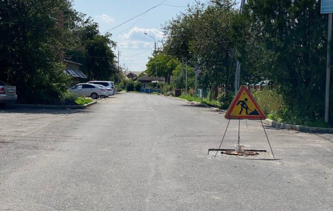 В Новоалександровске завершают ремонт одной из центральных улиц