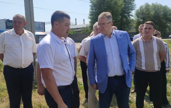Губернатор Ставрополья посетил площадку нового завода пищевой промышленности
