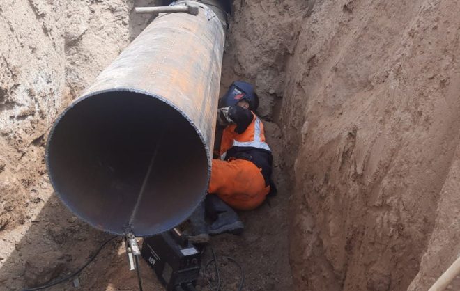 Стартовал ремонт водопровода вблизи села Рагули в Апанасенковском округе