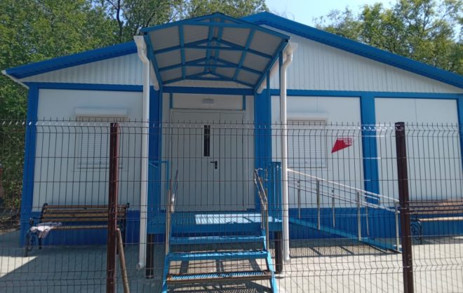 Строительство новой амбулатории завершили в хуторе Шпаковского округа