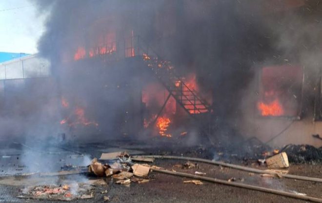 Пожар в Предгорном округе локализовали на площади 1 тысяча квадратных метров
