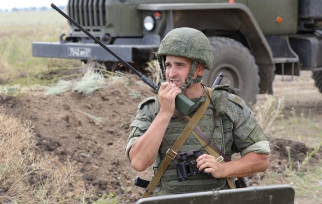 Военные связисты провели тренировку в Ставропольском крае