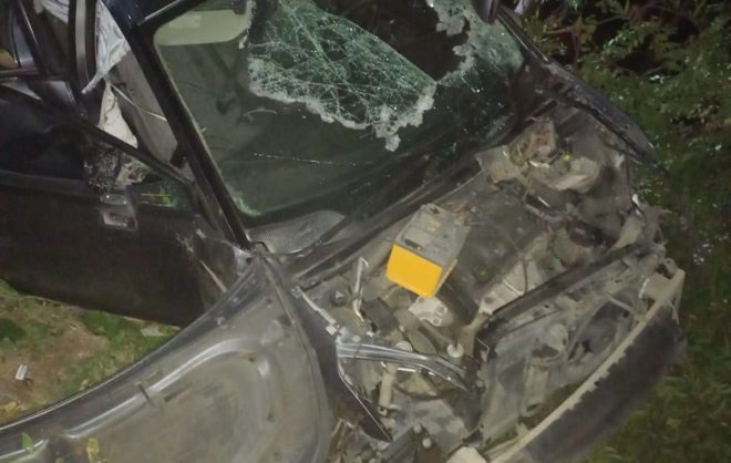 Пьяный водитель опрокинул авто и травмировал спину в Минераловодском округе