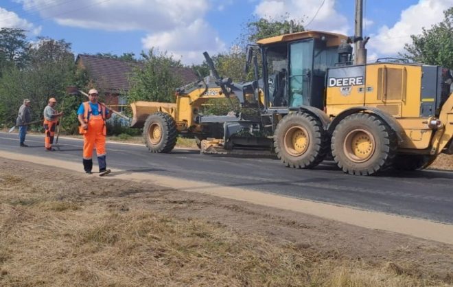 Дорогу отремонтровали в посёлке Новоалександрвского округа