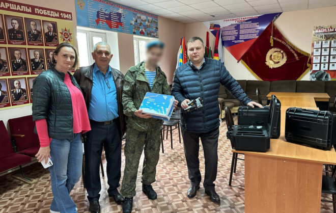 Квадрокоптеры и маскировочные сети передали в зону СВО ставропольцы