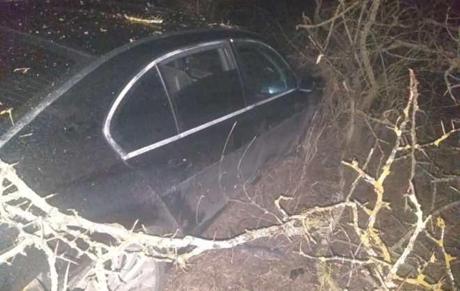 Два человека пострадали при съезде иномарки в кювет в Минераловодском округе