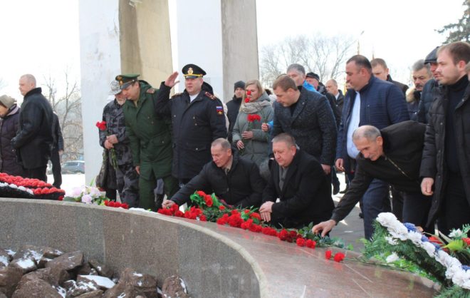Митинг в честь 81-летнего освобождения от фашистов прошёл в Минеральных Водах