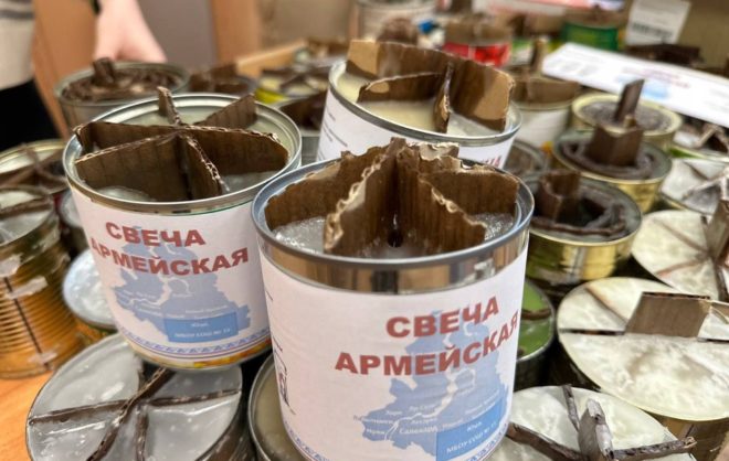 Более 500 окопных свечей изготовили юнармейцы из Предгорного округа