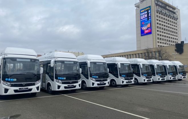 Двадцать новых пассажирских автобусов получили на Ставрополье