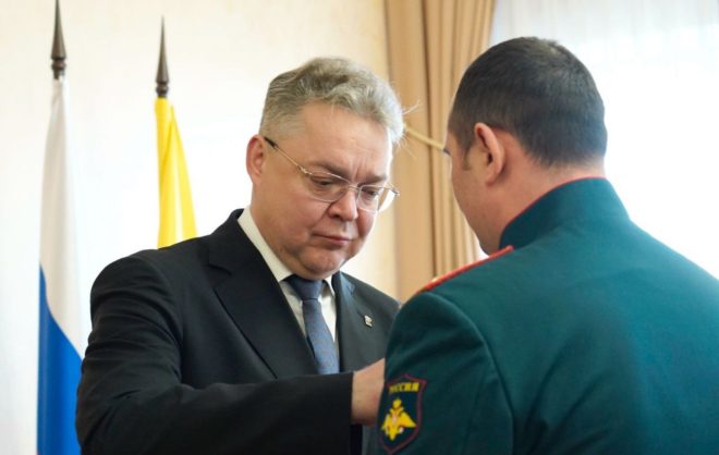 Первые медали «За поддержку СВО» вручил губернатор Ставропольского края