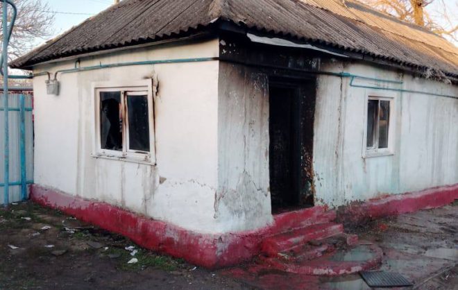 Пожар произошёл в частном доме села в Александровском округе
