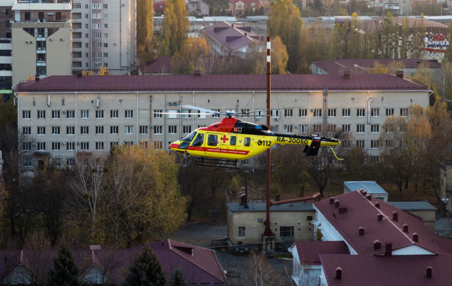 Вертолёт санитарной авиации на Ставрополье совершил 10 вылетов с начала года