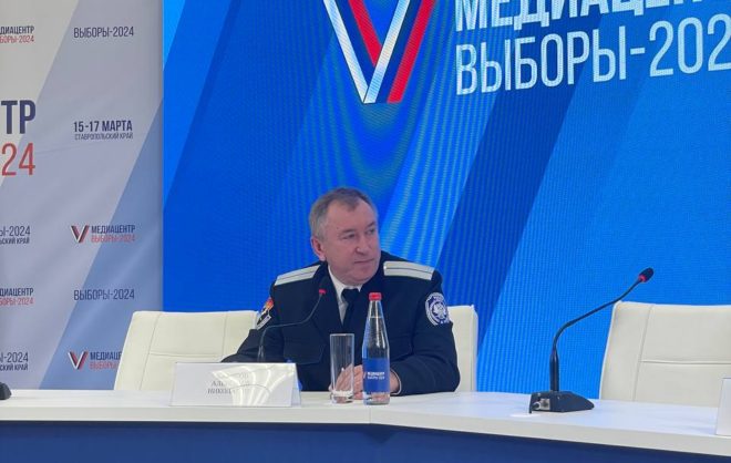 Ставропольские казаки принимают активное участие в выборах президента РФ