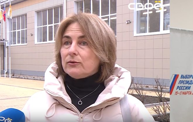 Ставропольская поэтесса и волонтёры проголосовали на выборах президента России