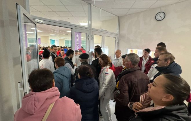 Тренирующиеся в Кисловодске спортсмены проголосовали на выборах президента РФ