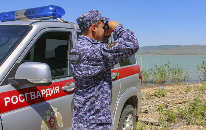 Пожар на лесополосе около Ставрополя потушили сотрудники Росгвардии