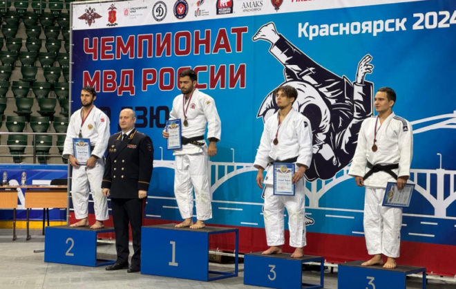 Ставропольский полицейский стал вторым на чемпионате РФ по дзюдо
