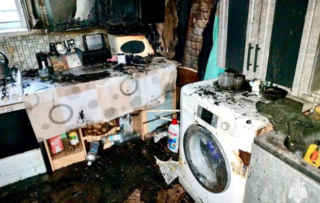 Пожар в кухне частного дома произошёл в посёлке Минераловодского округа