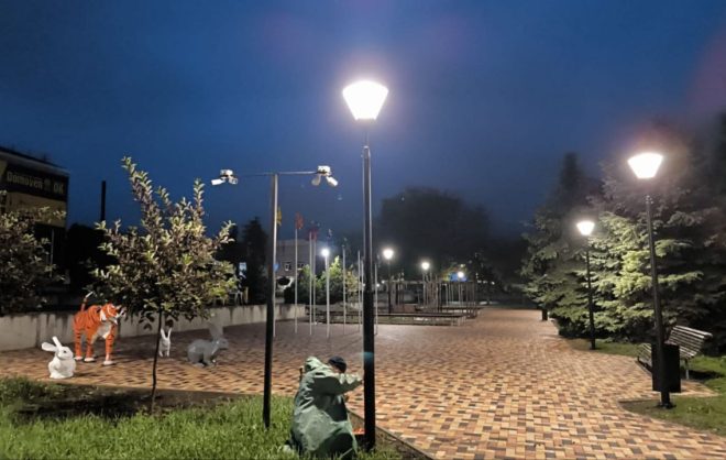 Модернизацию уличного освещения продолжают в Кочубеевском округе