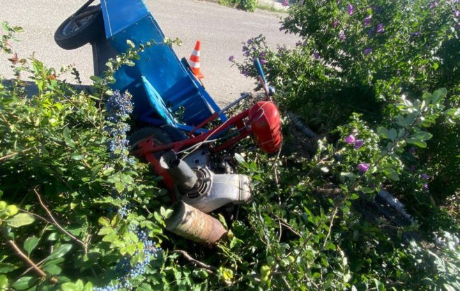 Пенсионер сломал позвоночник после опрокидывания мотоблока в Пятигорске