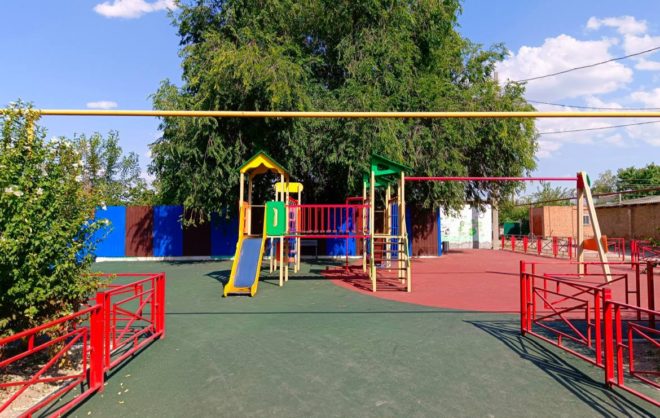 Новое общественное пространство создали в селе Кочубеевского округа