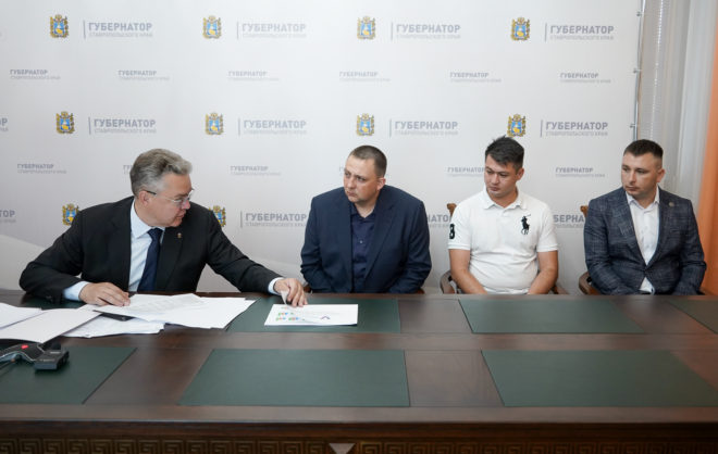 Губернатор Ставрополья встретился с участниками программы «Время героев»