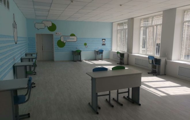 Новое оборудование установили в сельской школе Труновского округа