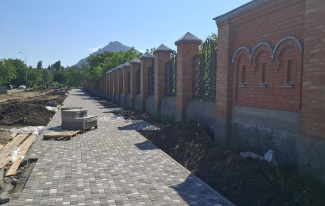 Обновлённый сквер возле собора в Минеральных Водах откроют в сентябре