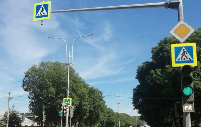 После проверки в Пятигорске оборудовали пешеходные переходы