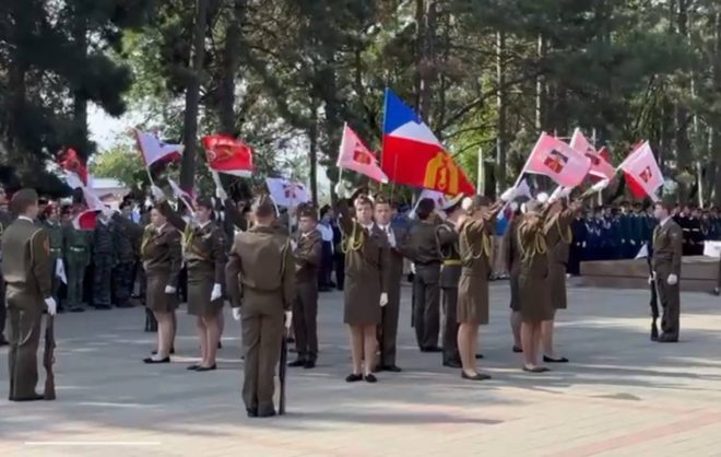 Юнармейский плац-парад прошёл в Пятигорске