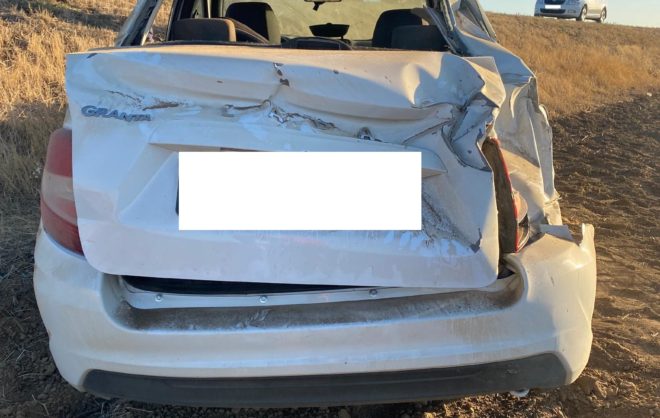 Молодая женщина пострадала при опрокидывании авто в Апанасенковском округе