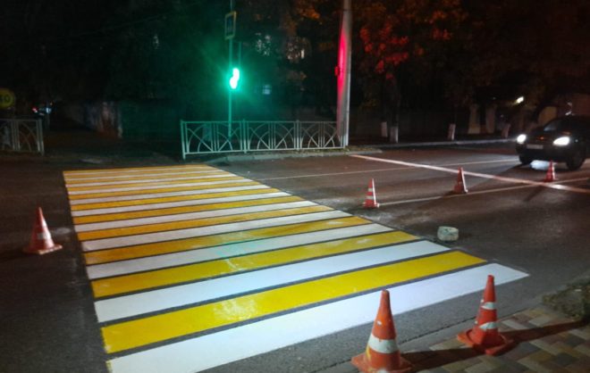 Дорожную разметку обновили на более 130 тысячах квадратных метров в Ставрополе