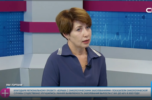 За здоровье. Рак гортани. Гость студии — Евгения Журавель