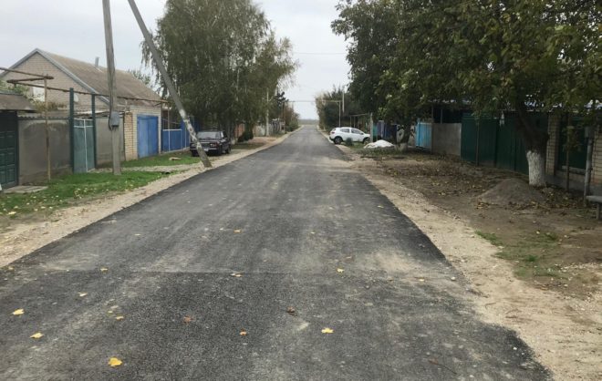 Капремонт дороги завершили в селе Степновского округа