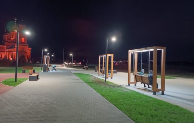 Сквер возле Дома культуры благоустроили в посёлке Минераловодского округа