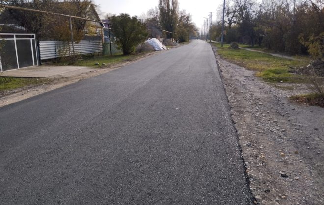 Участок дороги длиной 300 м отремонтировали в Степновском округе
