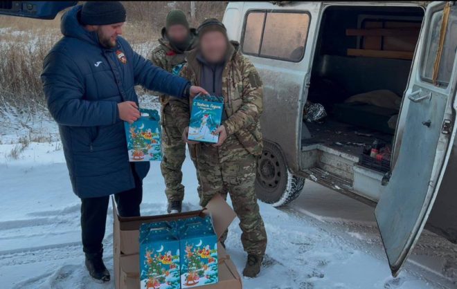 Новогодние подарки и генераторы передали в Курскую область из Шпаковского округа